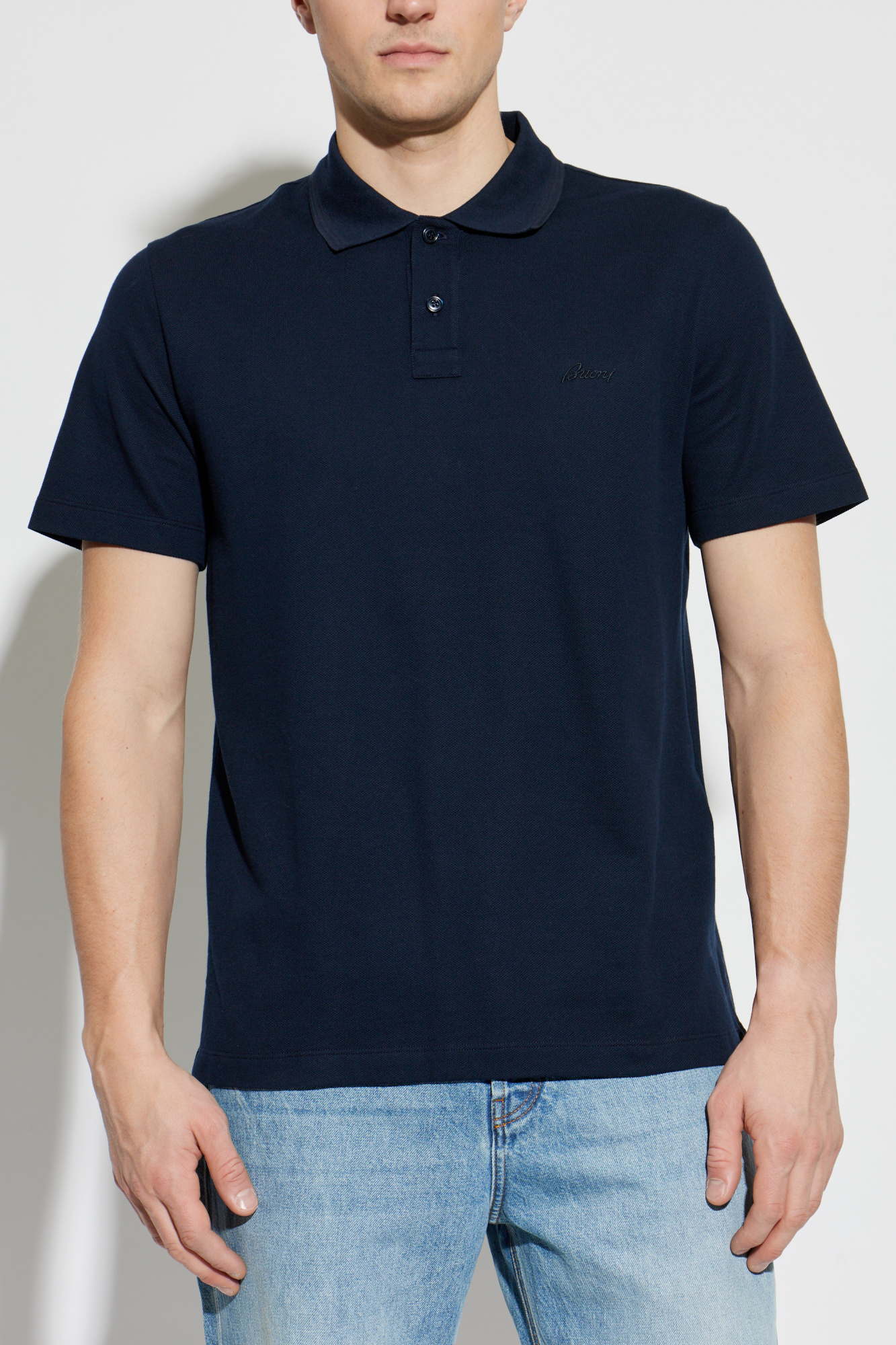 Brioni Polo shirt with embroidered logo | Men's | Vitkac